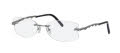 Caviar 2396 Gunmetal w Clear Crystals (82) Eyeglasses - Color Image