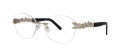 Caviar 2398 Silver w Clear Crystals (35) Eyeglasses - Color Image