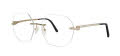 Caviar 2400 Gold w Clear Crystals (21) Eyeglasses - Color Image