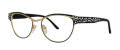Caviar 2631 Black w Clear Crystals (24) Eyeglasses - Color Image