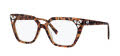 Caviar 3026  Leopard with Clear Crystals (31) Eyeglasses - Color Image