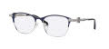Caviar 4904 Silver with Clear Cystals (35) Eyeglasses - Color Image