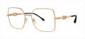 Caviar 4916 Gold w/ Clear Crystals (21) Eyeglasses - Color Image