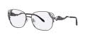 Caviar 5667 Gunmetal w/Clear Crystals (82) Eyeglasses - Color Image