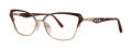Caviar 5671 Red/ Gold w Clear Crystal (4) Eyeglasses - Color Image