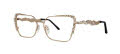 Caviar 5677 Gold w Clear Crystals (21) Eyeglasses - Color Image
