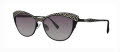 Caviar 1813 Black w Clear Crystals w Grey Lens (24) Sunglasses - Color Image