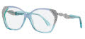 Caviar 5669 Seafoam/Silver w/ Clear Crystals (18) Sunglasses - Color Image