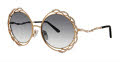 Caviar 6894 Gold w Clear Crystals w Brown Lens (21) Sunglasses - Color Image