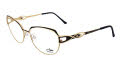 Cazal 1279 Black-Gold (001) Eyeglasses - Color Image
