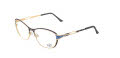 Cazal 1282 Navy Blue-Gold (001) Eyeglasses - Color Image