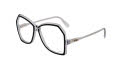 Cazal 151 Black-Crystal (163) Eyeglasses - Color Image