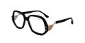 Cazal 5007 Black-Gold (001) Eyeglasses - Color Image
