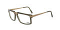 Cazal 6031 Dark Green-Gold (002) Eyeglasses - Color Image