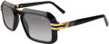 Cazal 8039 Black Gold / Grey Lens (001) Sunglasses - Color Image