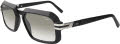 Cazal 8039 Matte Black Silver / Grey Lens (002) Sunglasses - Color Image