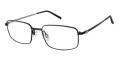 CHARMANT Titanium Perfection CT 29122 Black Eyeglasses - Color Image