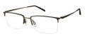 CHARMANT Titanium Perfection CT 29123 Brown Eyeglasses - Color Image