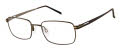 CHARMANT Titanium Perfection CT 29124 Brown Eyeglasses - Color Image