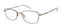 CHARMANT Titanium Perfection CT 29227 Burgundy Eyeglasses - Color Image