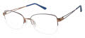 CHARMANT Titanium Perfection CT 29229 Blue Eyeglasses - Color Image