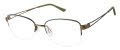 CHARMANT Titanium Perfection CT 29229 Green Eyeglasses - Color Image