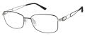 CHARMANT Titanium Perfection CT 29230 Black Eyeglasses - Color Image