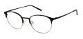 CHARMANT Titanium Perfection CT 11465U Black Eyeglasses - Color Image