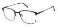 CHARMANT Titanium Perfection CT 29715 Black Eyeglasses - Color Image