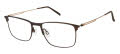 CHARMANT Titanium Perfection CT 29719 Brown Eyeglasses - Color Image