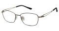 CHARMANT Titanium Perfection CT 12147 Black (BK) Eyeglasses - Color Image