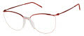 CHARMANT Titanium Perfection CT 16712 Red Eyeglasses - Color Image