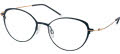 CHARMANT Titanium Perfection CT 16716 Black Eyeglasses - Color Image