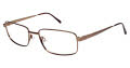 CHARMANT Titanium Perfection CT 10782 Brown Eyeglasses - Color Image