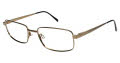 CHARMANT Titanium Perfection CT 10782 Olive Eyeglasses - Color Image