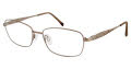 Aristar AR 16377 Light Brown (573) Eyeglasses - Color Image