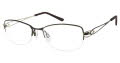 CHARMANT Titanium Perfection CT 12140 Black (BK) Eyeglasses - Color Image