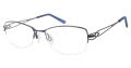 CHARMANT Titanium Perfection CT 12140 Blue (BL) Eyeglasses - Color Image