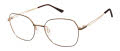 CHARMANT Titanium Perfection CT 29224 Brown (BR) Eyeglasses - Color Image