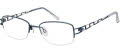 CHARMANT Titanium Perfection CT 10818N Blue Eyeglasses - Color Image