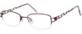 CHARMANT Titanium Perfection CT 10818N Wine Eyeglasses - Color Image