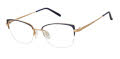 CHARMANT Titanium Perfection CT 29222 Blue Eyeglasses - Color Image