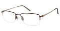CHARMANT Titanium Perfection CT 11441 Brown Eyeglasses - Color Image