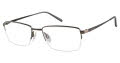CHARMANT Titanium Perfection CT 11441 Gray Eyeglasses - Color Image