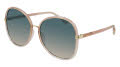 Chloe CH0030S Gradient Apricot to Sand / Gradient Petrol-Nude Lens (004) Sunglasses - Color Image