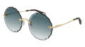 Chloe CH0047S Shiny Gold / Gradient Petrol Lens (002) Sunglasses - Color Image