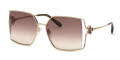 Chopard SCHG68V Shiny Red Gold (0A39) Sunglasses - Color Image