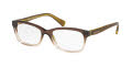 Coach HC6089 Olive Brown Gradient-Oli (5400) Eyeglasses - Color Image