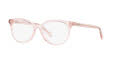 Coach HC6138U Transparent Pink (5556) Eyeglasses - Color Image