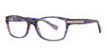 Coach HC6065 Confetti Purple (5288) Eyeglasses - Color Image